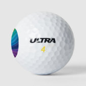 Kleurrijke regenboog golfballen (Logo)