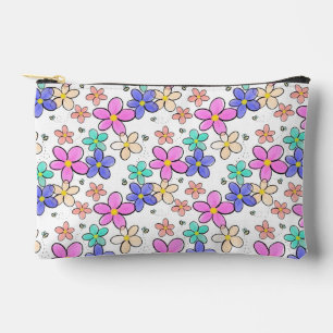 Kleurrijke regenboog heldere bloemen hommel bijen etui