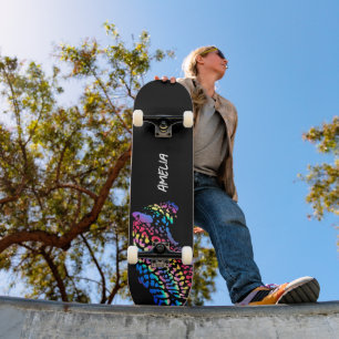 Kleurrijke Regenboog Jaguar Skateboard
