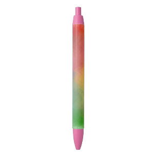 Kleurrijke Regenboog Kleuren Trend Sjabloon Roze R Blauwe Inkt Pen