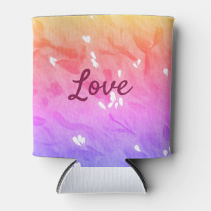 Kleurrijke regenboog liefde trots LGBTQ gay patroo Blikjeskoeler