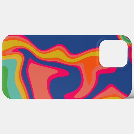 Kleurrijke Regenboog Modern Kinder Abstract Case-Mate iPhone Case (Achterkant (horizontaal))