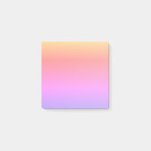 Kleurrijke regenboog Ombré 4Celeste Post-it® Notes (Voorkant)