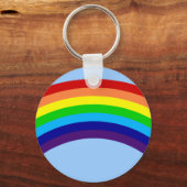 kleurrijke regenboog sleutelhanger (Voorkant)