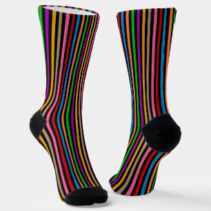 Kleurrijke Regenboog Strepen Lijnen Ontwerp - Zwar Sokken