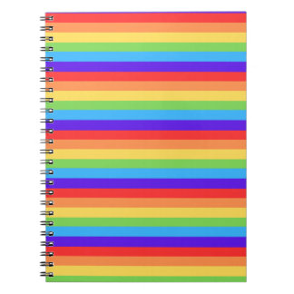 Kleurrijke Regenboog Strepen Notitieboek