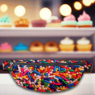 Kleurrijke regenboog strooit Schattige Trendy Heuptasje