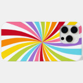 Kleurrijke Regenboog Swirl Modern Fun Bright Girly Case-Mate iPhone Case (Achterkant (horizontaal))