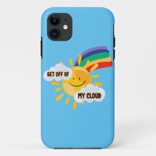 Kleurrijke regenboog uit mijn wolk iPhone 11 hoesje