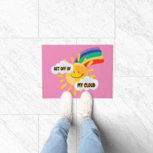 Kleurrijke regenboog uit mijn wolk deurmat
