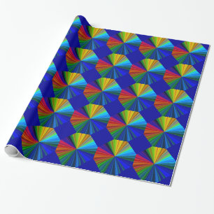 Kleurrijke regenboog Vortex Cadeaupapier