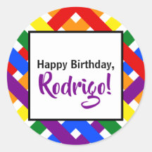 Kleurrijke regenboogcrisis - Kruisstrips van afgel