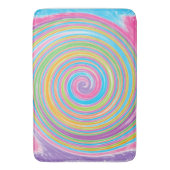 Kleurrijke regenboogdragel badmat (Voorkant Verticaal)