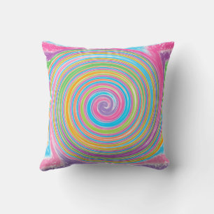 Kleurrijke regenboogdragel kussen