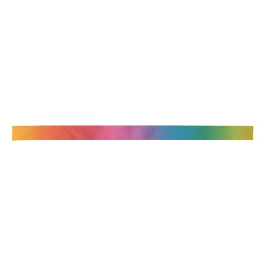 Kleurrijke regenbooggradiënt lint (Voorkant)