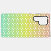 Kleurrijke regenbooggradiënt samsung galaxy hoesje (Achterkant horizontaal)