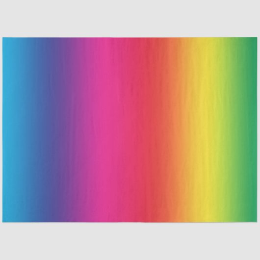 Kleurrijke regenbooggradiënt tissuepapier (Voorkant)