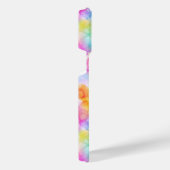 Kleurrijke regenboogkleurige Waterverf Inkt iPhone Hoesje (Rechterkant)