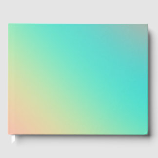 Kleurrijke regenboogombre gradiënt Blur Abstracte  Gastenboek