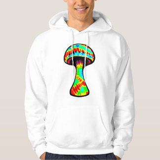 Kleurrijke regenboogstrips Dye Pushroom Gebost Swe Hoodie