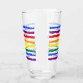Kleurrijke regenboogstrips glas (Rechts)