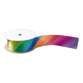 Kleurrijke regenboogstrips lint (Spoel)