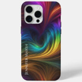 Kleurrijke regenboogwervelkolom Case-Mate iPhone case (Achterkant)