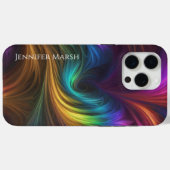 Kleurrijke regenboogwervelkolom Case-Mate iPhone case (Achterkant (horizontaal))