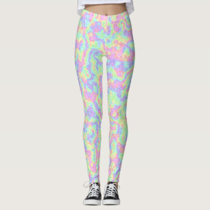Kleurrijke regenboogzucht leggings