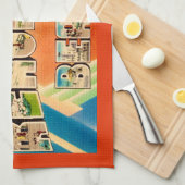 Kleurrijke Rehoboth Beach Theedoek (Quarter Fold)