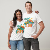 Kleurrijke Reis Vakantie Avontuur T-shirt (Unisex)
