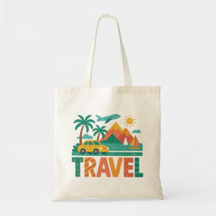 Kleurrijke Reis Vakantie Avontuur Tote Bag