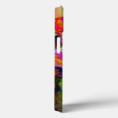 Kleurrijke retro abstracte Poppy Waterverf Case-Mate iPhone Case (Achterkant / Rechts)