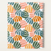 KLEURRIJKE RETRO BLADEREN GROOVY BOTANICAL PLANNER (Achterkant)