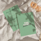  kleurrijke Retro Bold Modern Bruiloft Informatiekaartje