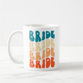 Kleurrijke Retro Bride Mok Cadeaus voor Bride To B (Links)