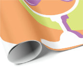 Kleurrijke Retro Elektrische Fan Zomer Pop Art Cadeaupapier (Rol Hoek)