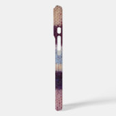 kleurrijke retro gebreide strepen met plezier gebr Case-Mate iPhone case (Achterkant / Links)