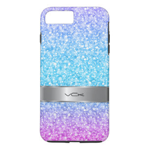 Kleurrijke retro Glitter en Sparkles iPhone 8 Plus / 7 Plus Hoesje