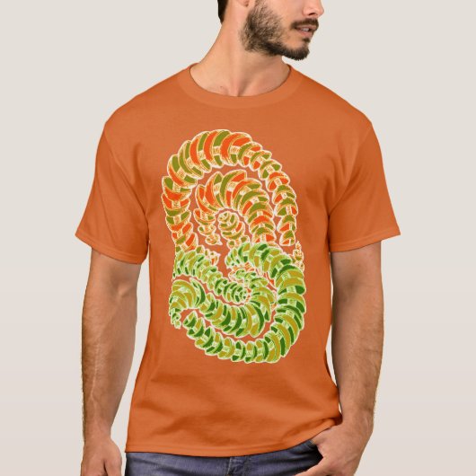 Kleurrijke Retro Groovy Funky Abstracte Droom T-shirt (Voorkant)