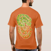 Kleurrijke Retro Groovy Funky Abstracte Droom T-shirt (Achterkant)