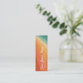 Kleurrijke Retro Merk Product Hangende Label (Staand voorkant)