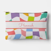 Kleurrijke Retro Modern Geruite Patroon Etui (Voorkant)