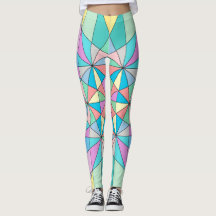 Kleurrijke retro Pastel Mozaïek Driehoek Ster Patr