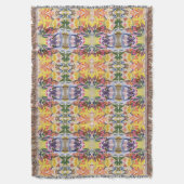 Kleurrijke retro psychedelische caleidoscoop Abstr Deken (Voorkant Verticaal)