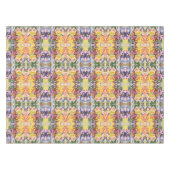 Kleurrijke retro psychedelische caleidoscoop Abstr Tafelkleed (Voorkant (Horizontaal))