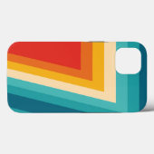 Kleurrijke Retro Stripes - 70s 80s ontwerp Case-Mate iPhone Case (Achterkant (horizontaal))