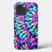 Kleurrijke Retro Stropdas-kleurstof Case-Mate iPhone Case (Achterkant)