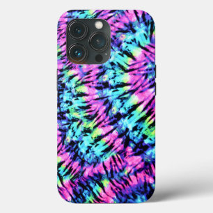 Kleurrijke Retro Stropdas-kleurstof iPhone 13 Pro Hoesje