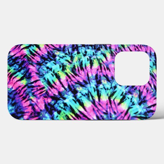 Kleurrijke Retro Stropdas-kleurstof Case-Mate iPhone Case (Achterkant (horizontaal))
